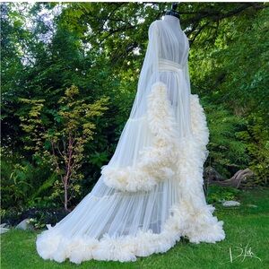 BLACK Catherine DLish “Cassandra” Vegan Robe